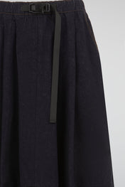 Indigo Volume Utility Skirt