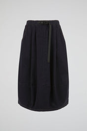 Indigo Volume Utility Skirt