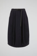 Indigo Volume Utility Skirt
