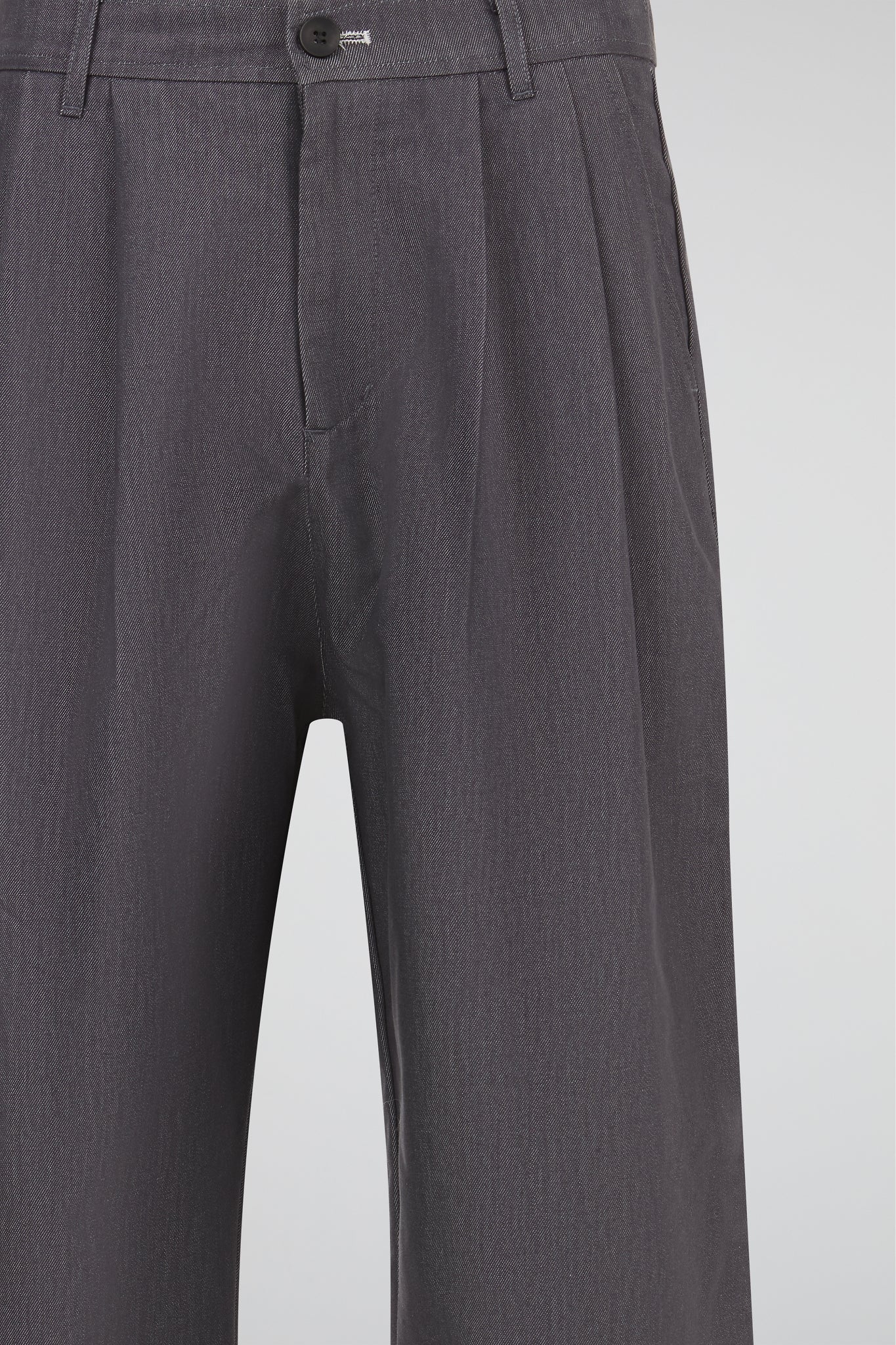 Double Pleat Wide Trouser