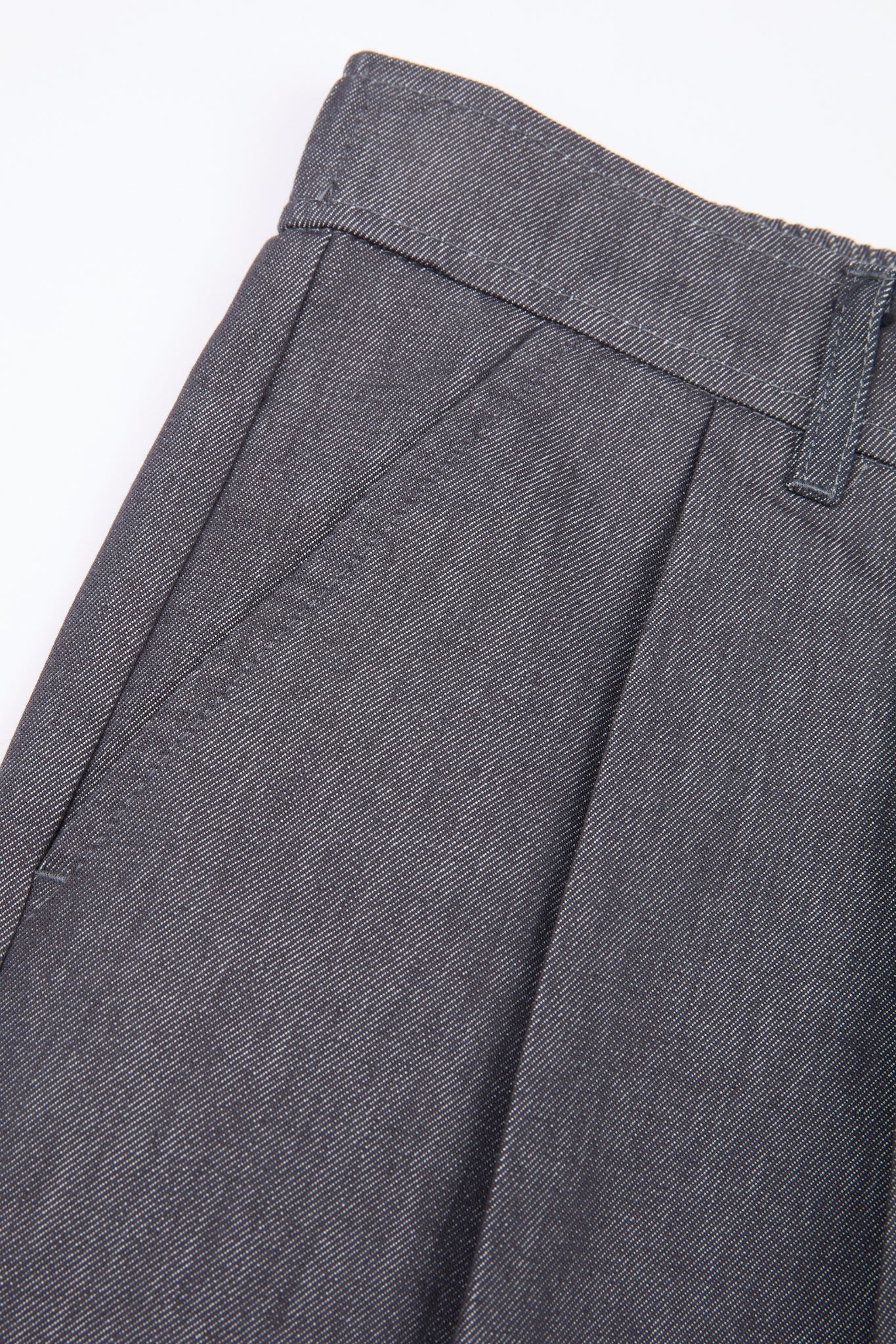 Double Pleat Wide Trouser