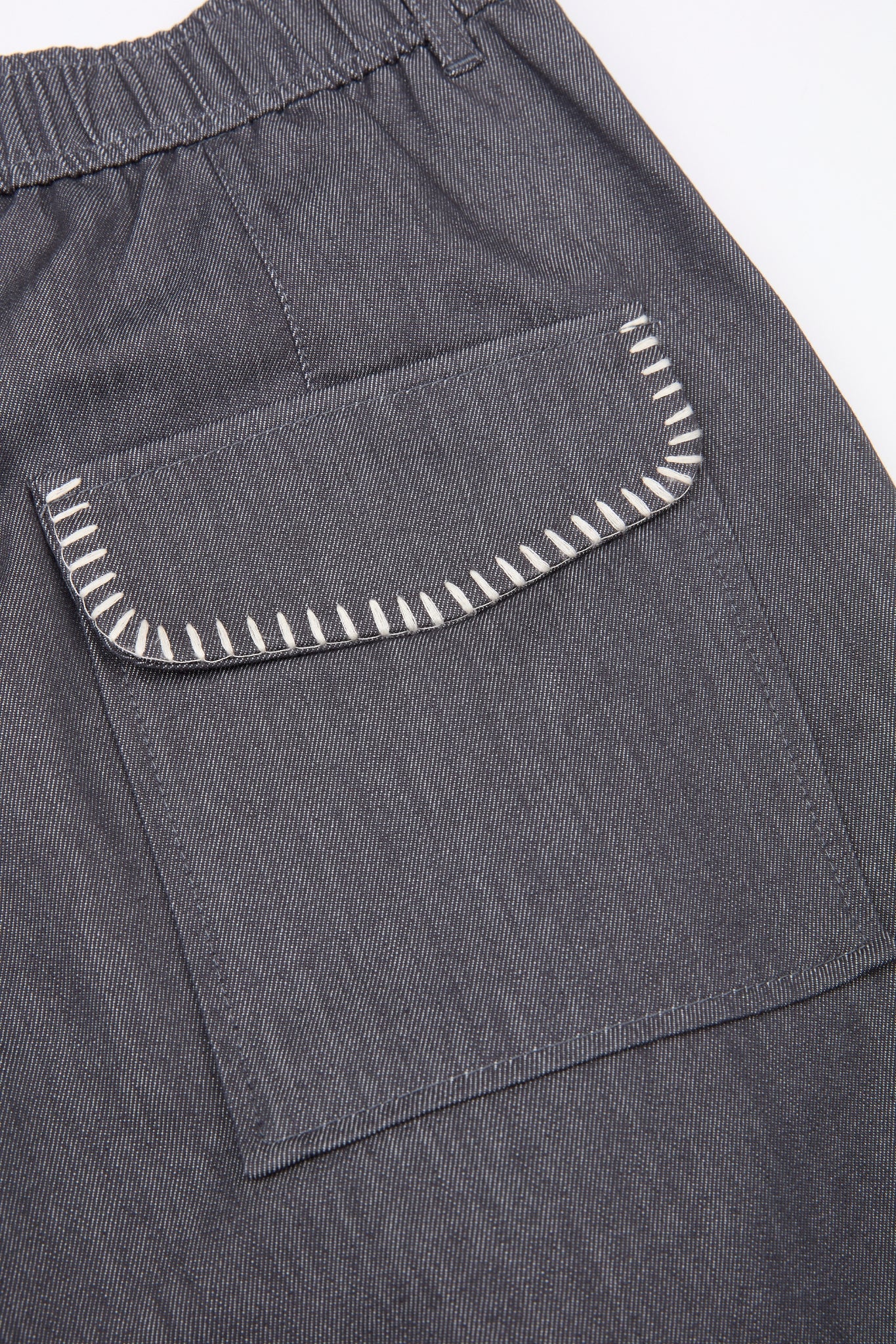 Double Pleat Wide Trouser
