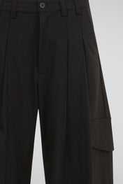 Structured Utility Pleat Trousers