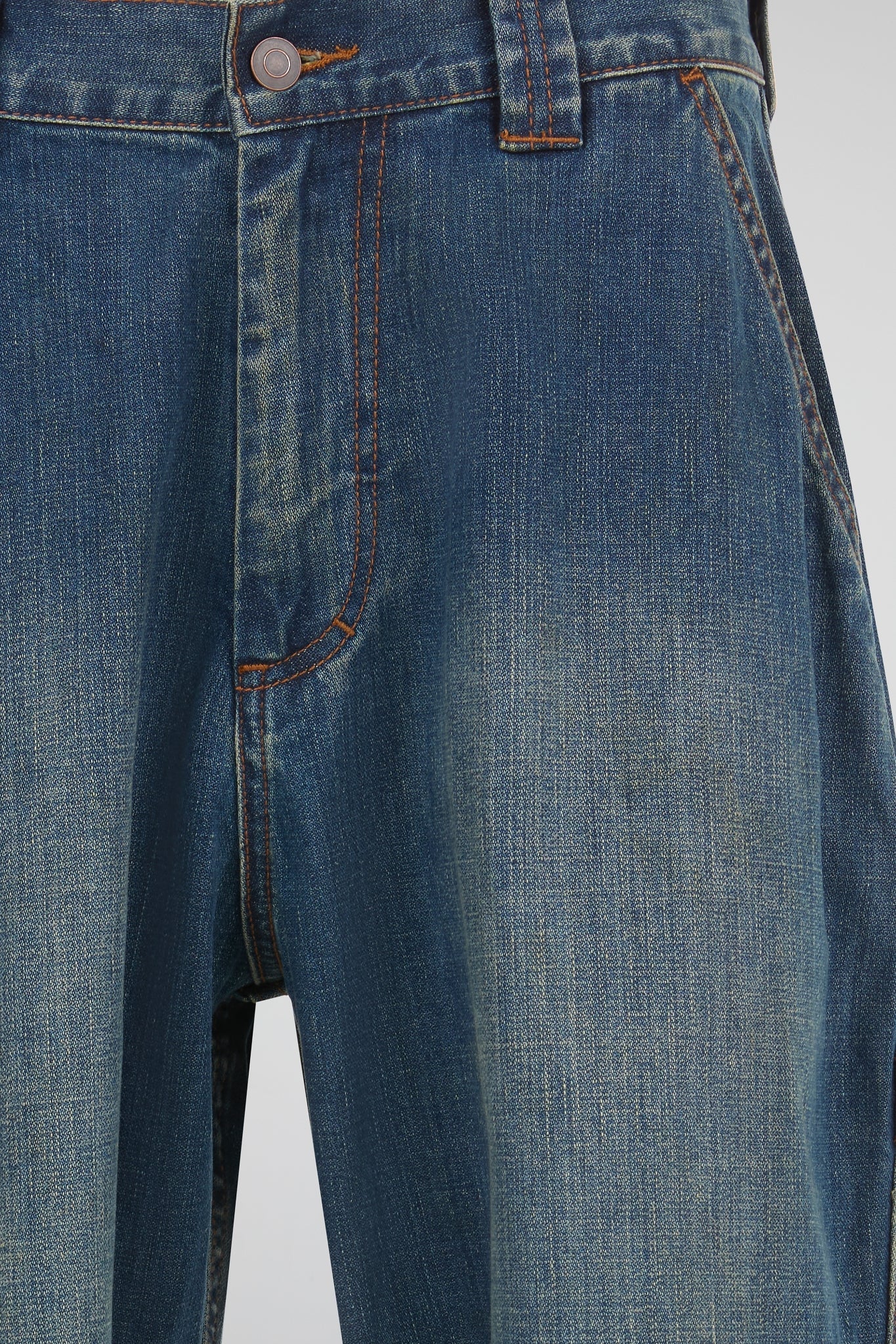 Flared Denim Trousers