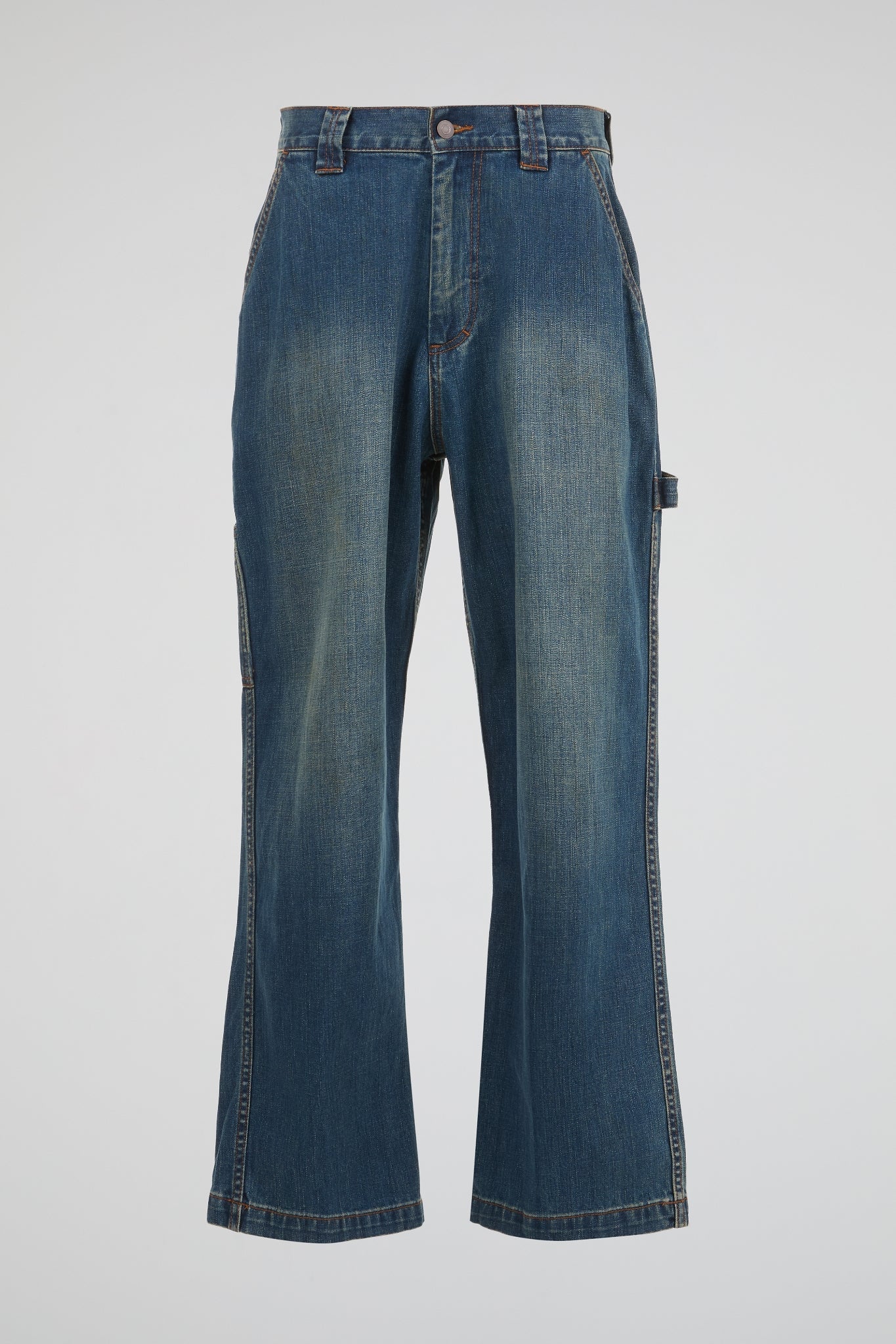 Flared Denim Trousers