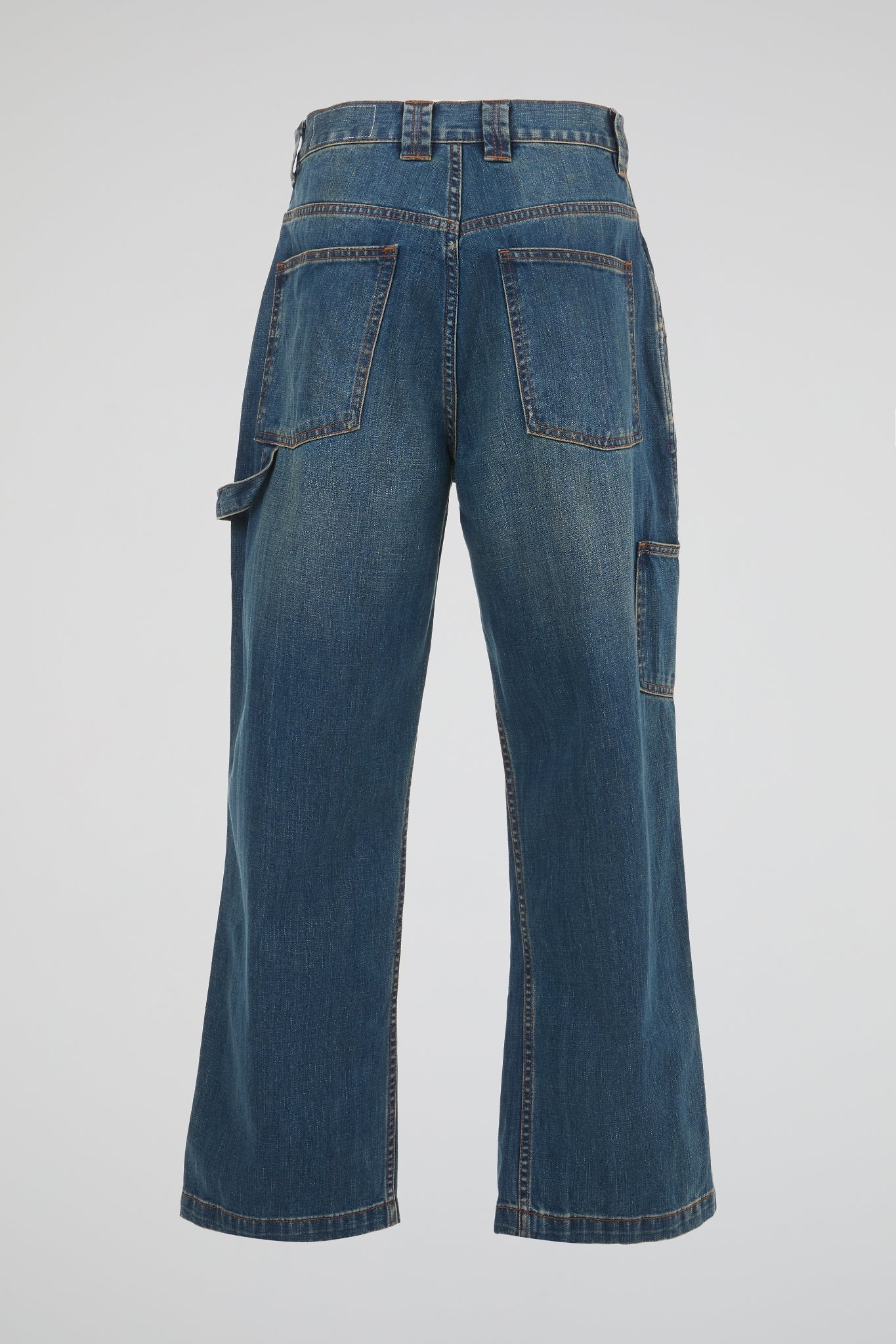 Flared Denim Trousers