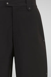 Acid-Washed Rose Wide-Leg Cargo Trousers