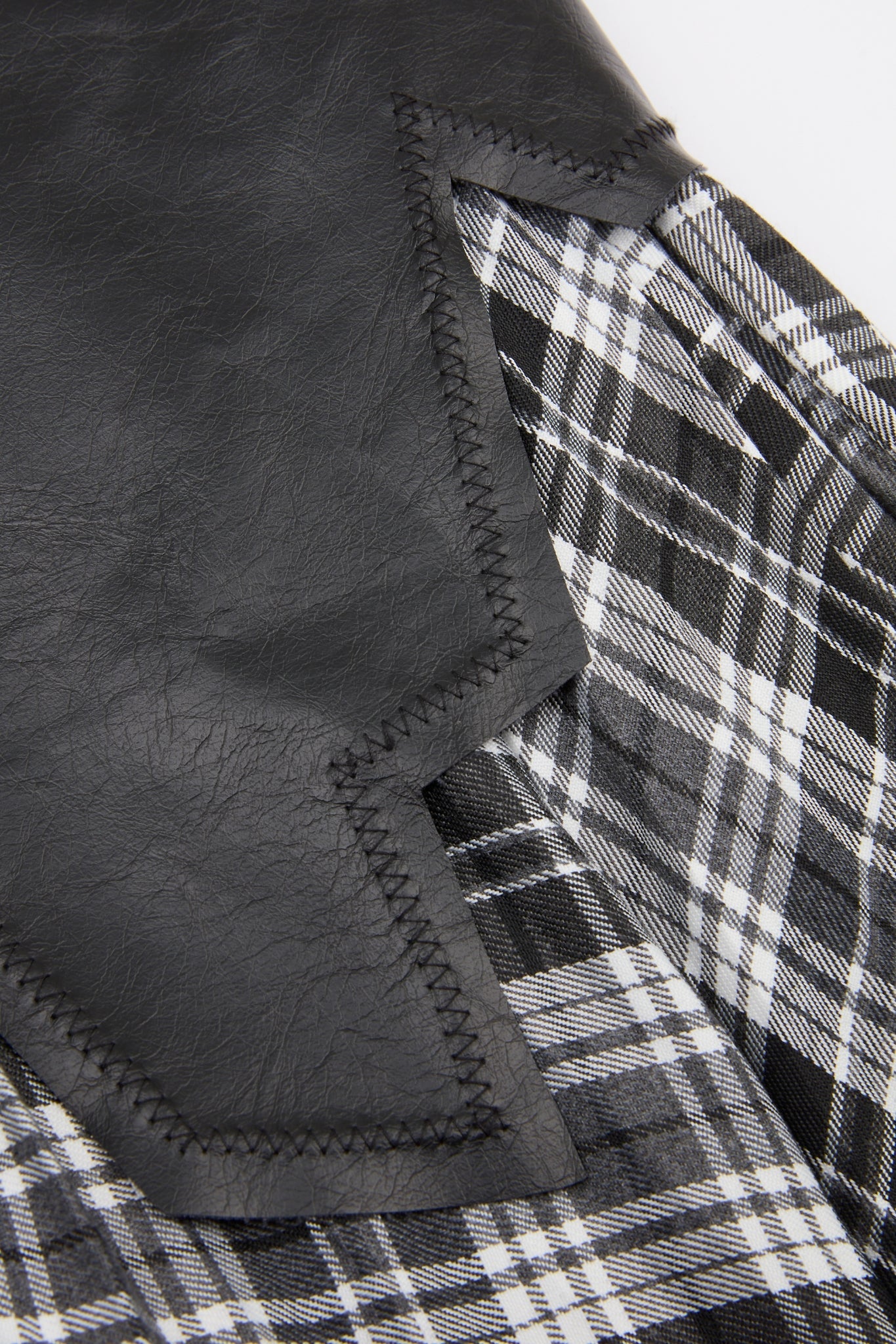 Tactical Layered Plaid Skirt