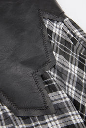Tactical Layered Plaid Skirt