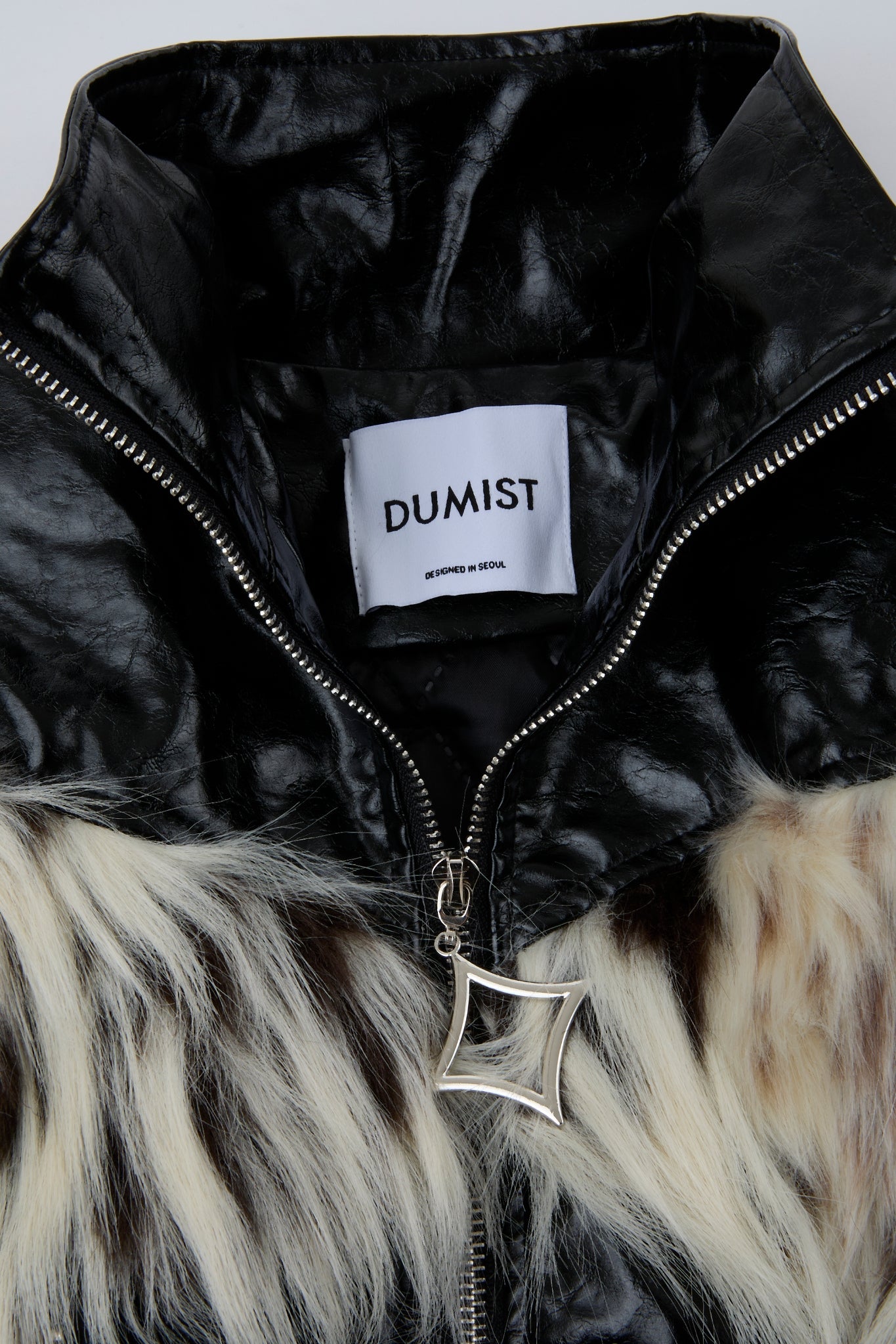 Women Faux Fur Jacket Black