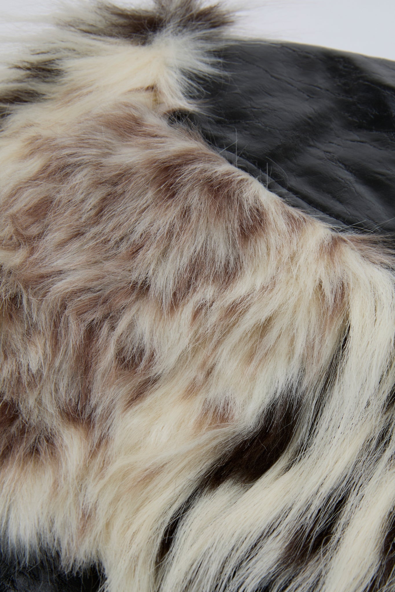Women Faux Fur Jacket Black
