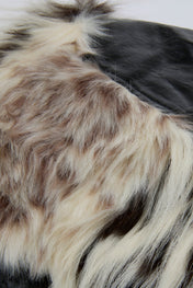 Women Faux Fur Jacket Black