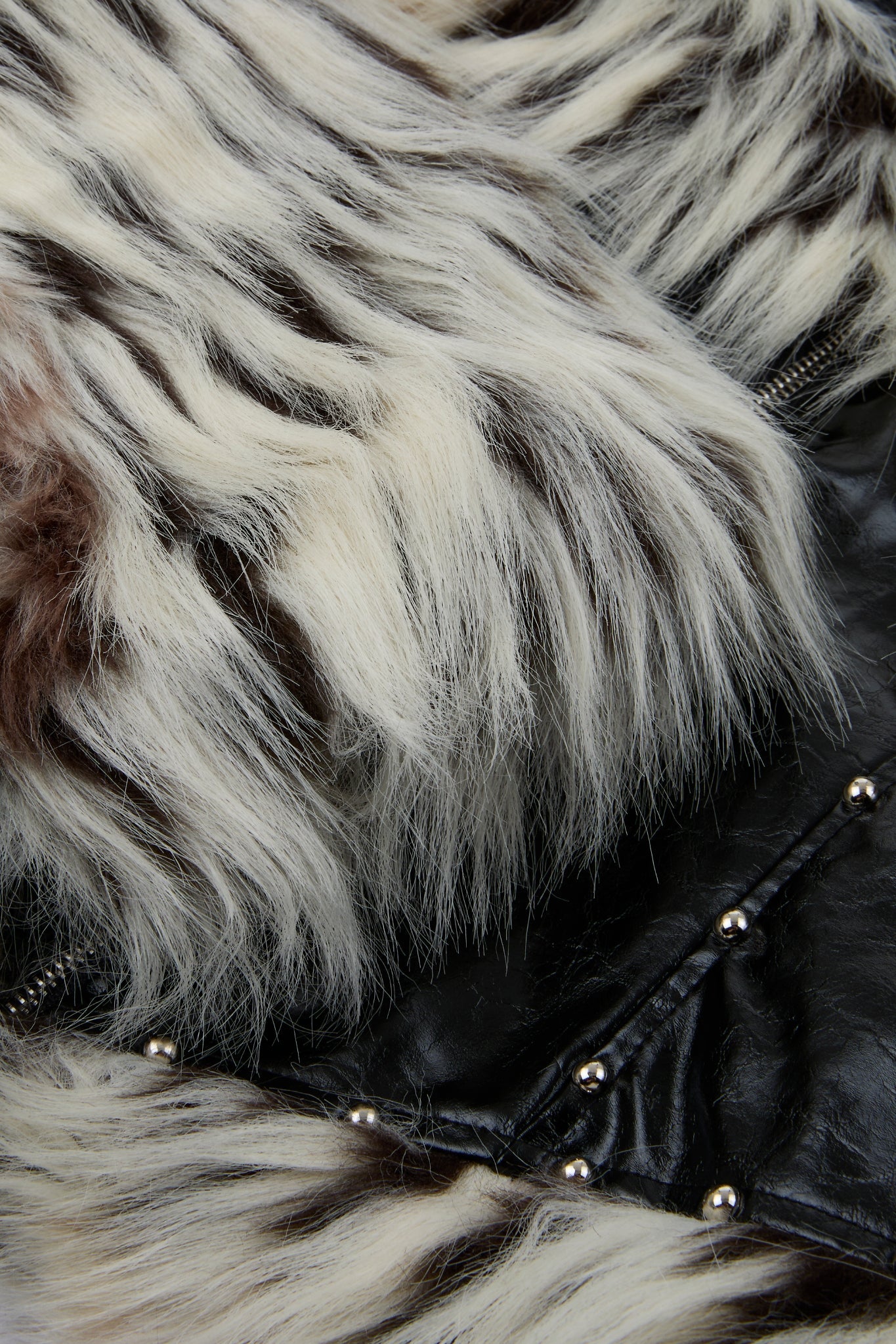 Women Faux Fur Jacket Black