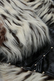 Women Faux Fur Jacket Black