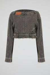Deconstructed Denim Jacket