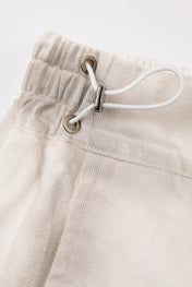 Distressed Utility Denim Shorts