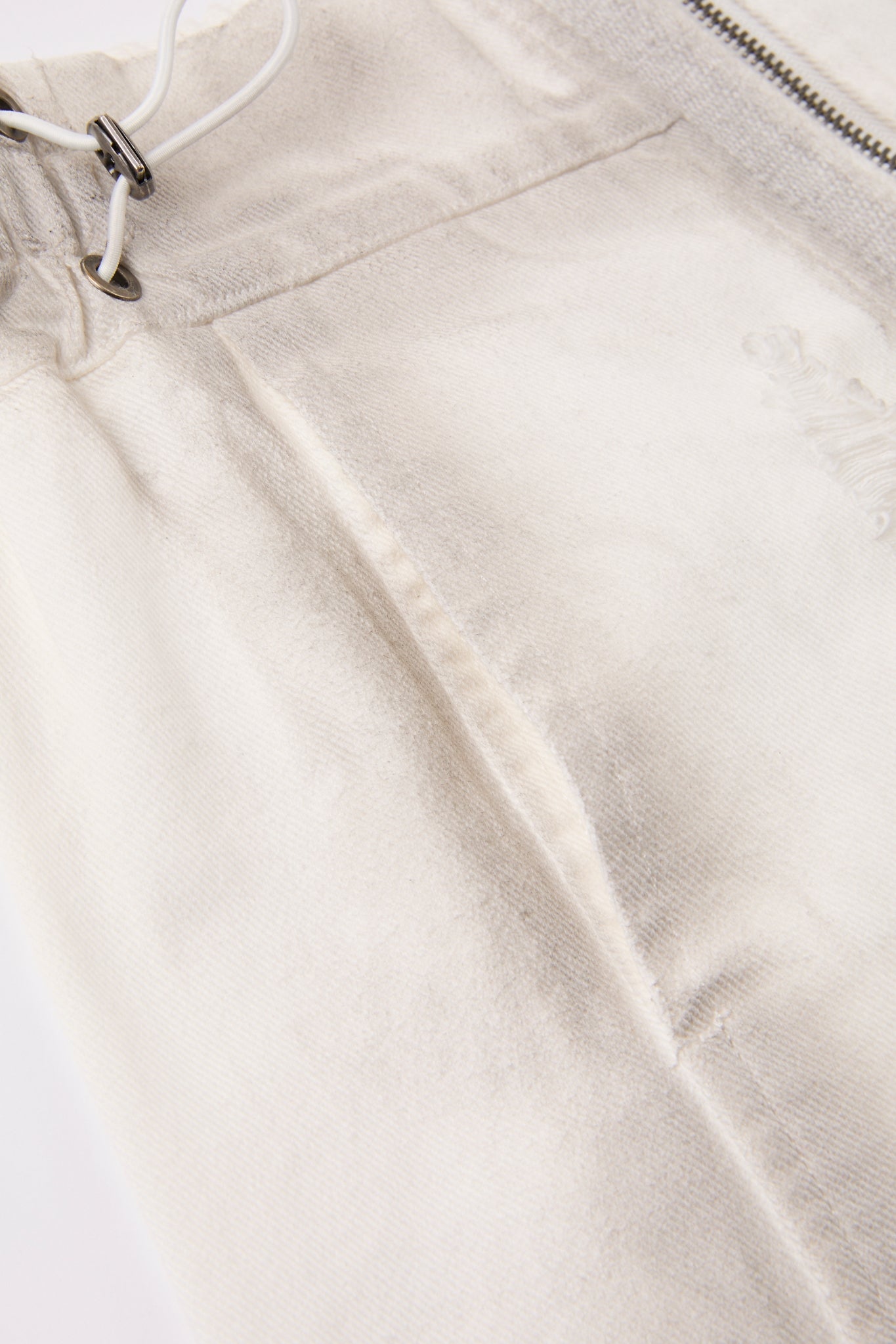Distressed Utility Denim Shorts