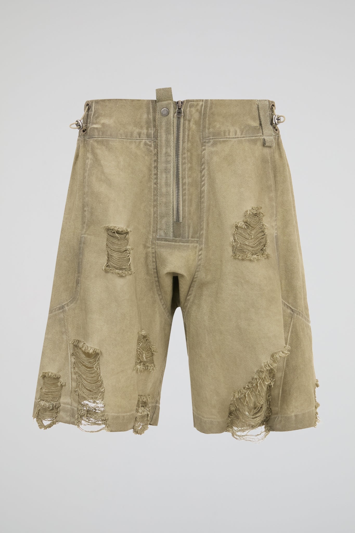 Distressed Denim Shorts