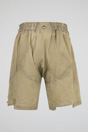 Distressed Denim Shorts