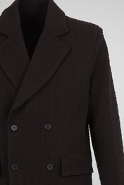 Noir Double-Breasted Suit