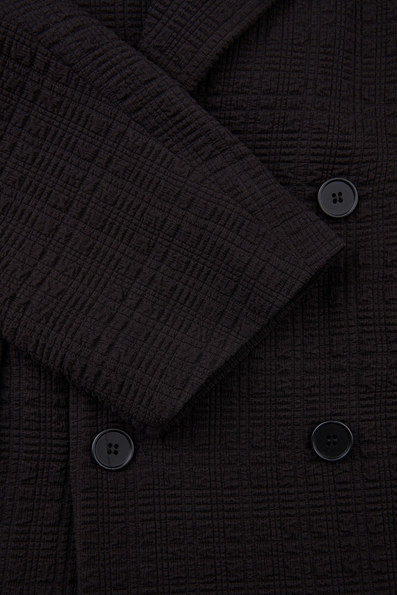 Noir Double-Breasted Suit