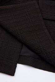 Noir Double-Breasted Suit