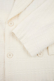 Ivory Double-Breasted Set