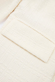Ivory Double-Breasted Set