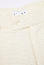 Ivory Double-Breasted Set
