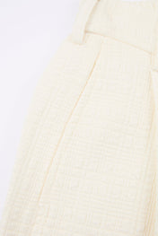 Ivory Double-Breasted Set