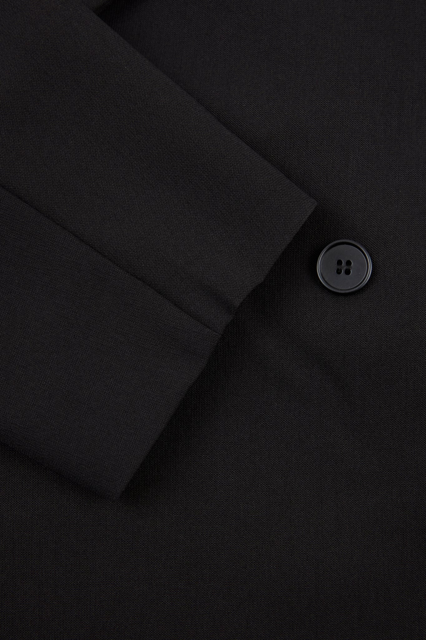 Black Double-Breasted Tailored Suit