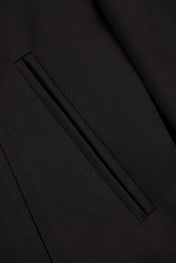 Black Double-Breasted Tailored Suit