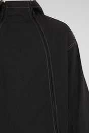 Multi-Zip Hooded Technical Jacket