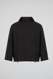 Multi-Zip Hooded Technical Jacket