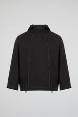 Multi-Zip Hooded Technical Jacket
