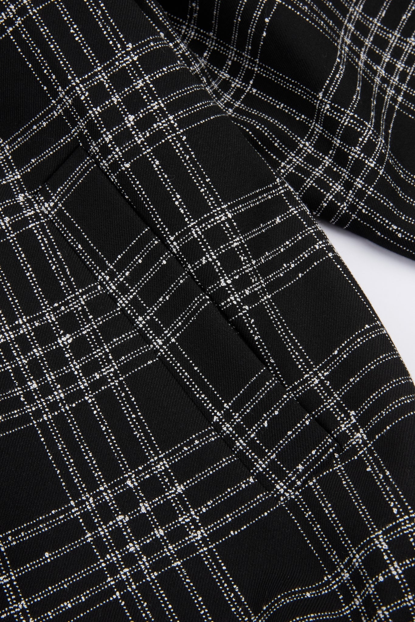 DUMIST Plaid Funnel-Neck Tracksuit
