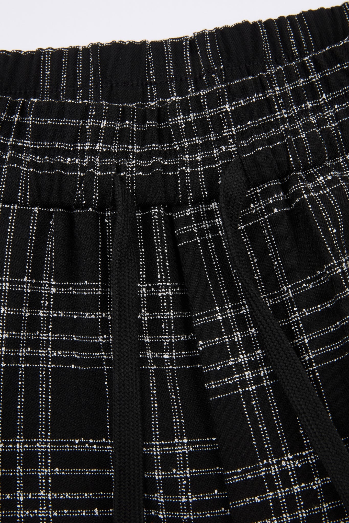 DUMIST Plaid Funnel-Neck Tracksuit