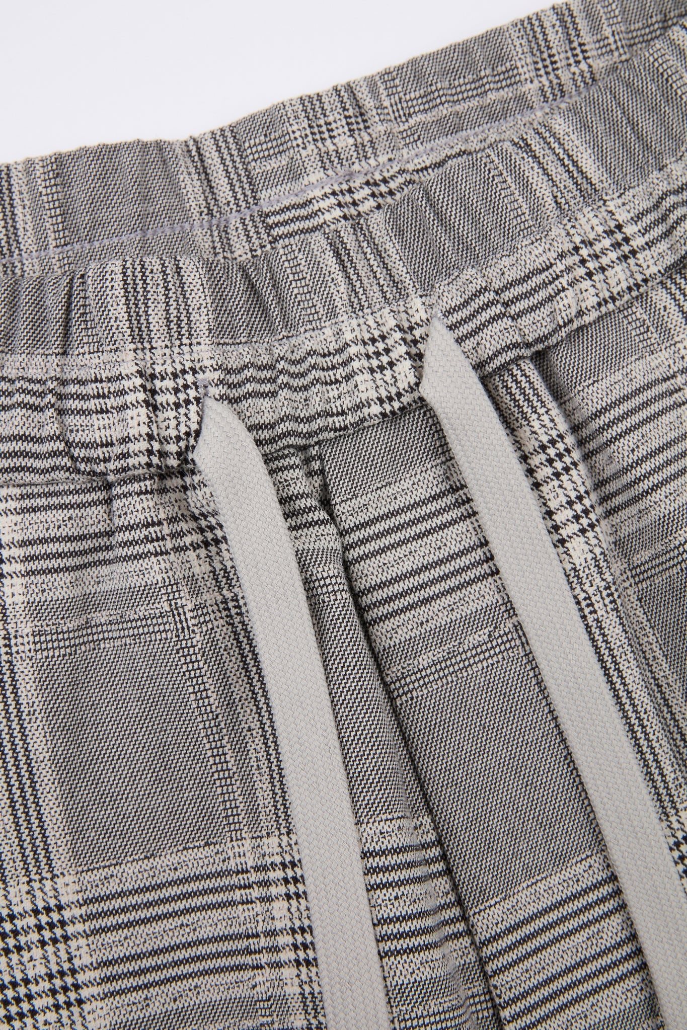 DUMIST Plaid Funnel-Neck Tracksuit