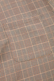 Sand Grid Layered Suit Set