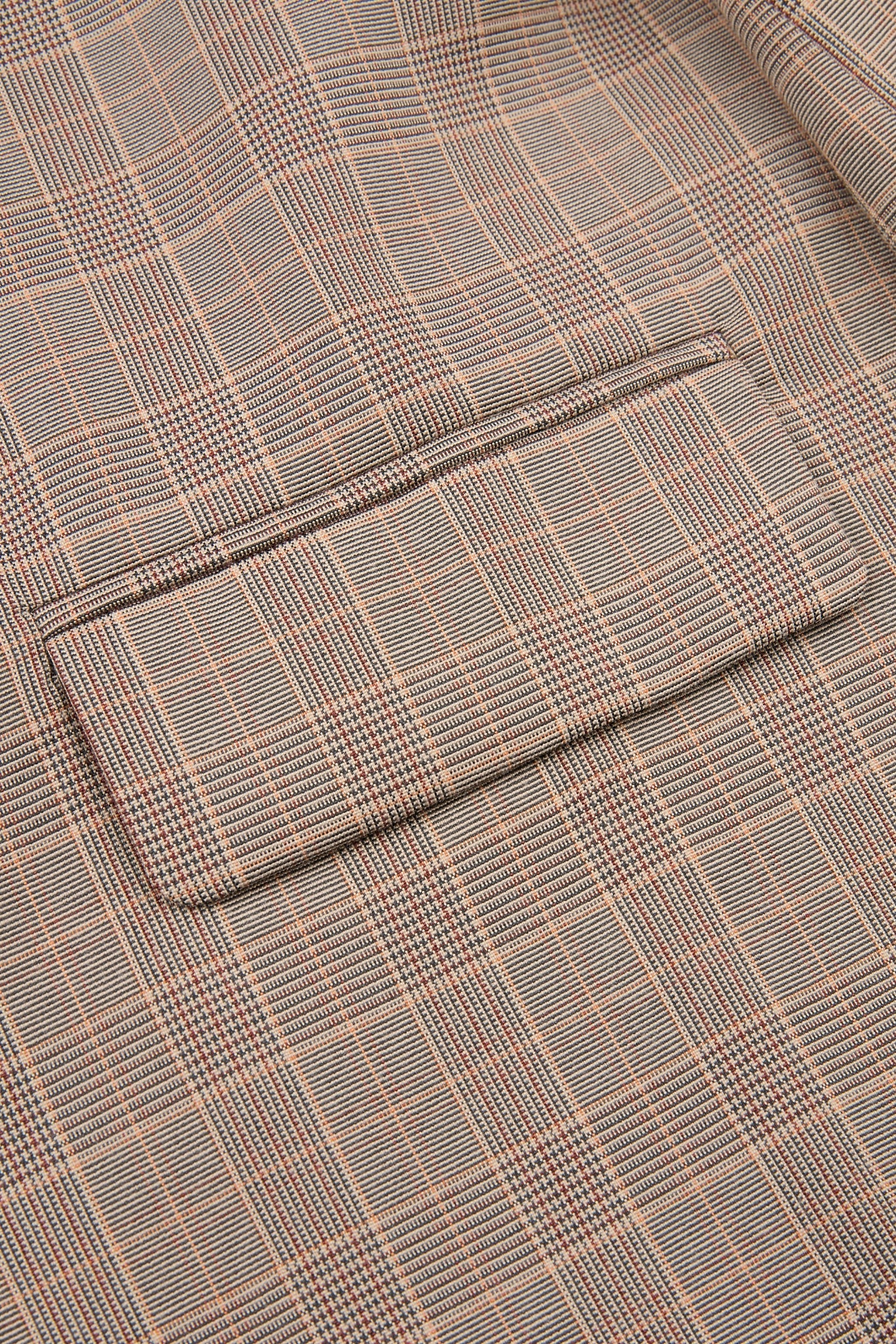 Sand Grid Layered Suit Set