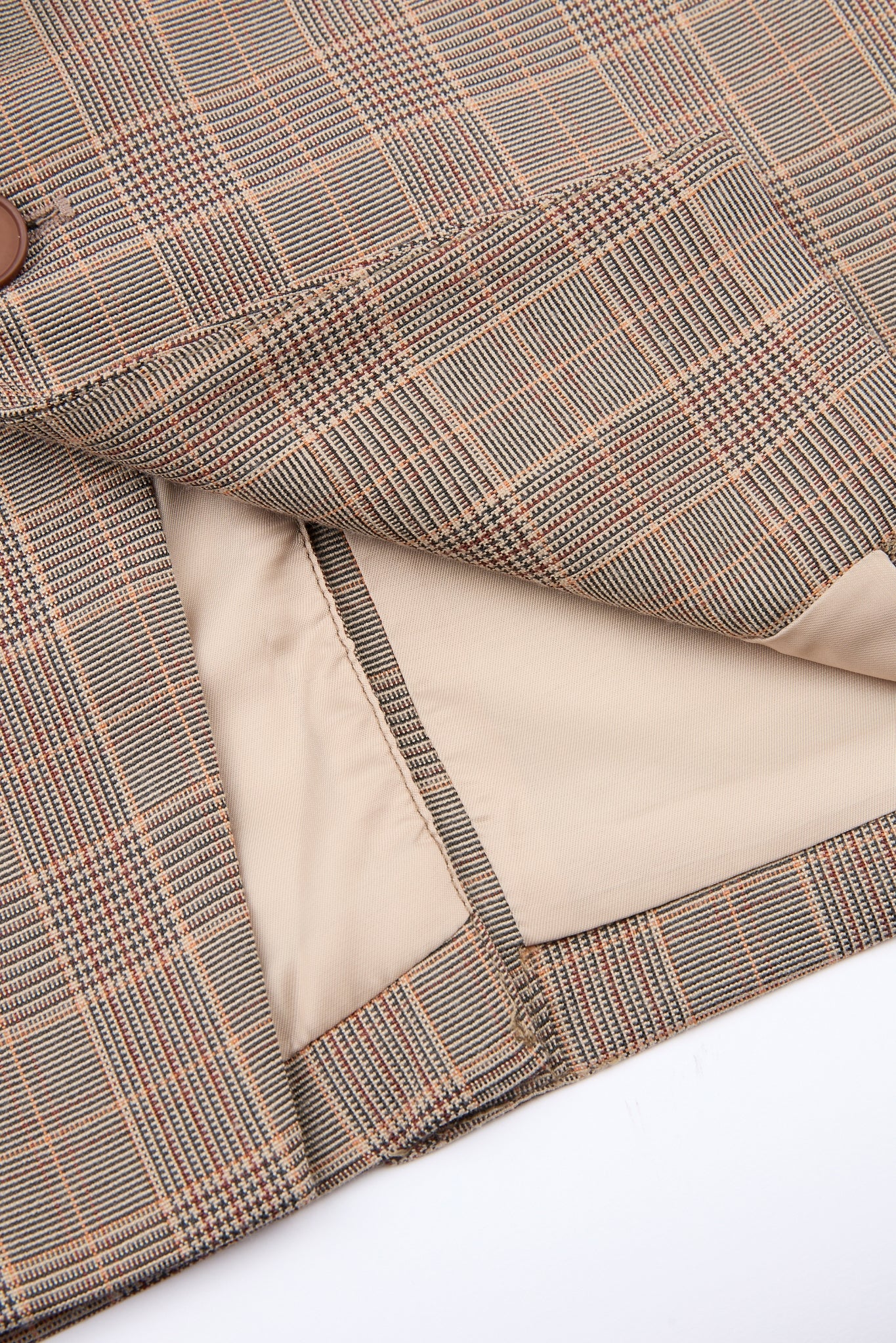Sand Grid Layered Suit Set