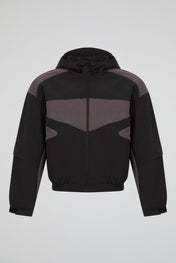 Contrast Panel Technical Hooded Jacket
