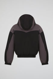 Contrast Panel Technical Hooded Jacket