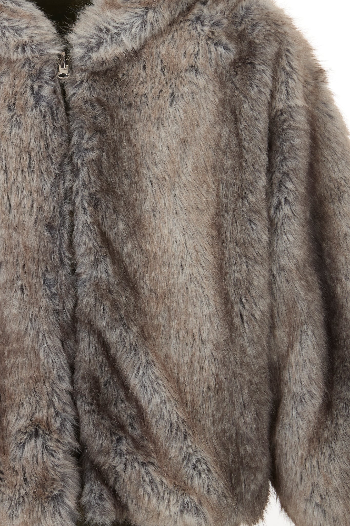 Arctic Reversible Faux Fur Hooded Jacket