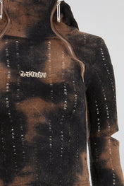 Brown Minimalist Hoodie