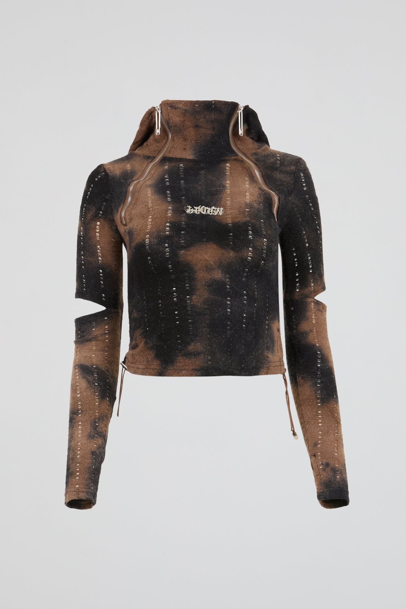 Brown Minimalist Hoodie