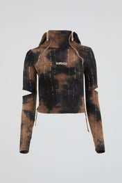 Brown Minimalist Hoodie