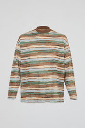Stripped Long Sleeves Tshirt