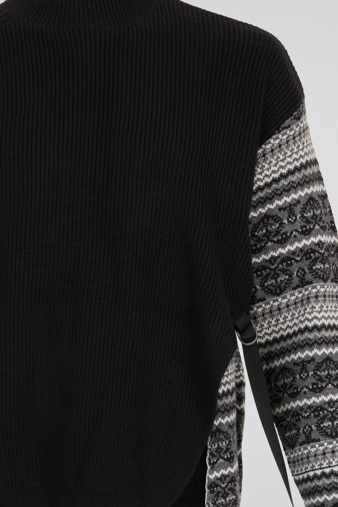 Isle Knit Sweatshirt Black