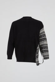Isle Knit Sweatshirt Black